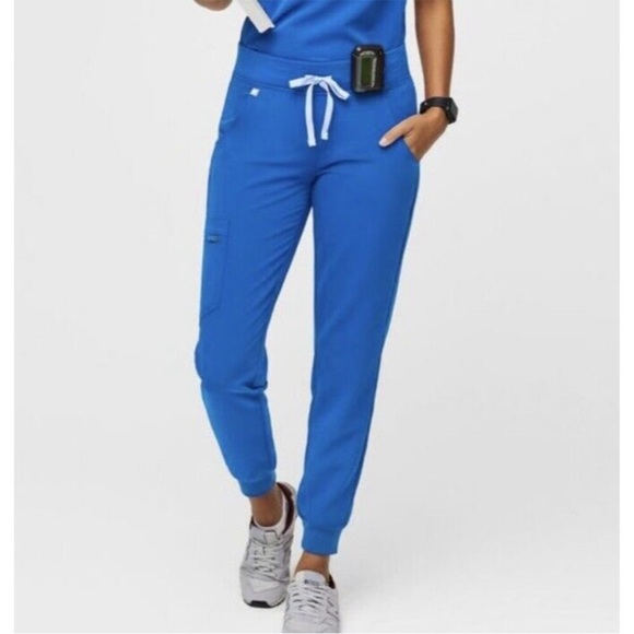 ▫️FIGS Zamora Jogger Scrub Pants Royal Blue W22SW2012 M - Picture 1 of 10
